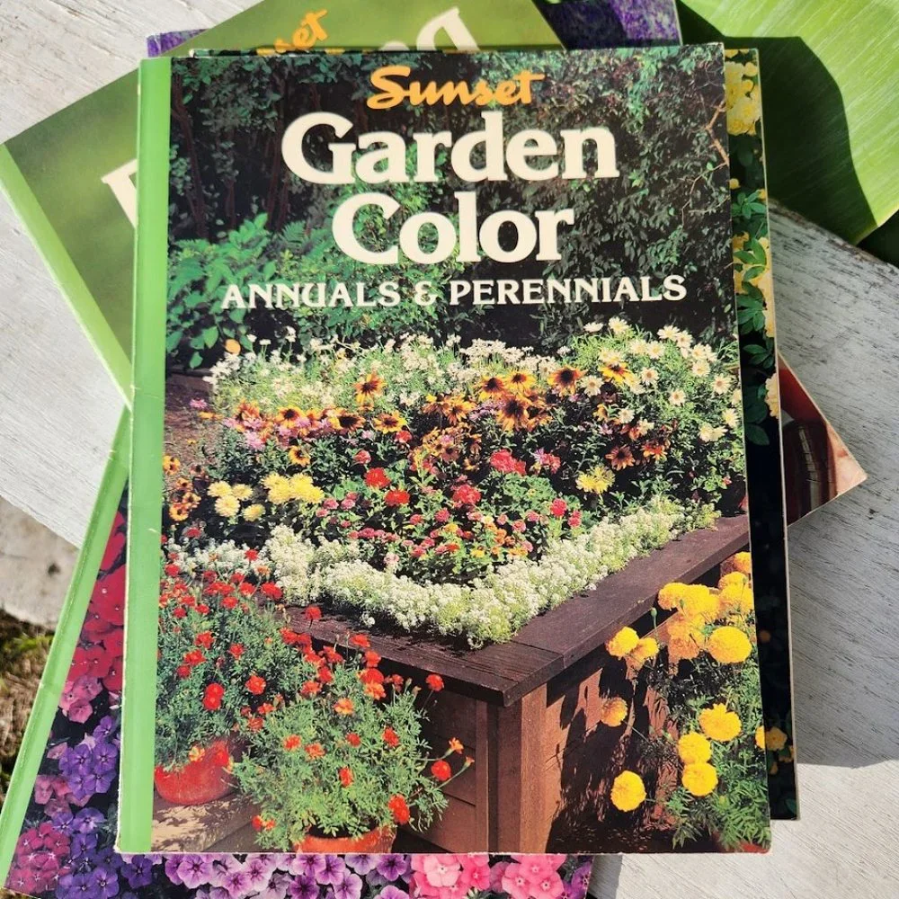 5X VINTAGE Magazine Collection Books Book Garden Designs SUNSET Philip Edinger G